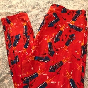 Fireworks TC LuLaRoe Leggings
